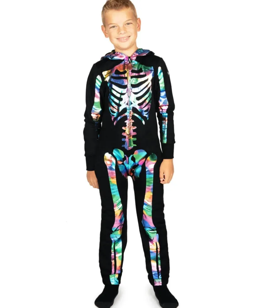 Tipsy Elves Boy's Iridescent Skeleton Costume Online