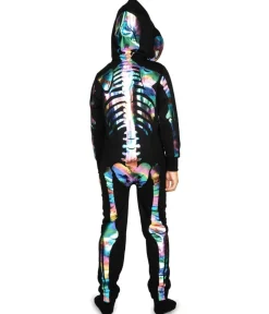 Tipsy Elves Boy's Iridescent Skeleton Costume Online