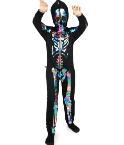 Tipsy Elves Boy's Iridescent Skeleton Costume Online