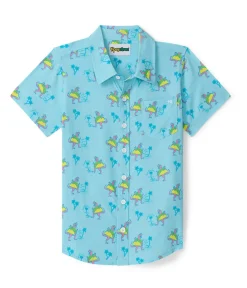 Tipsy Elves Boy's Tacosaurus Hawaiian Shirt Outlet