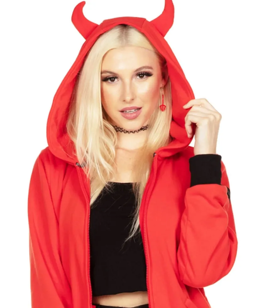 Tipsy Elves Devil Pitchfork Earrings Hot