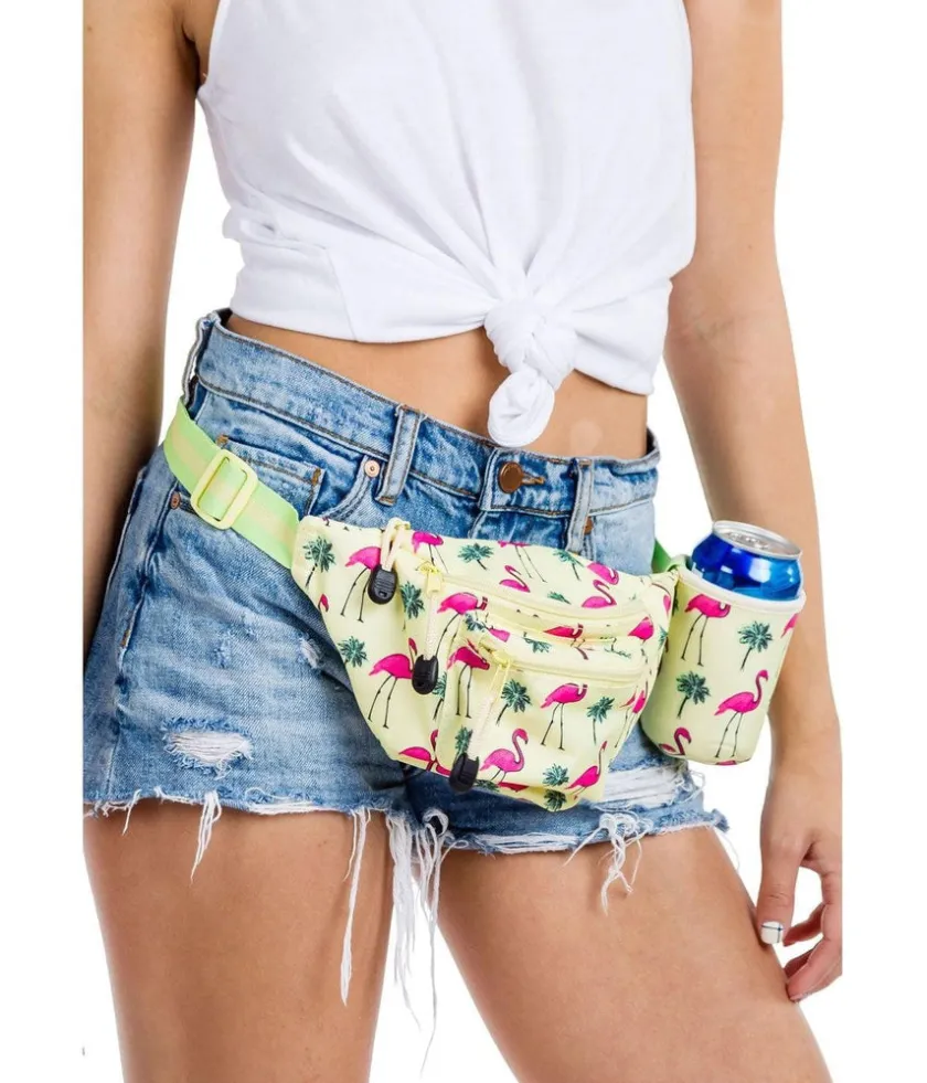 Tipsy Elves Feisty Flamingo Fanny Pack Best