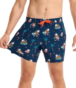 Tipsy Elves Freedom Floats Stretch Swim Trunks - 6
