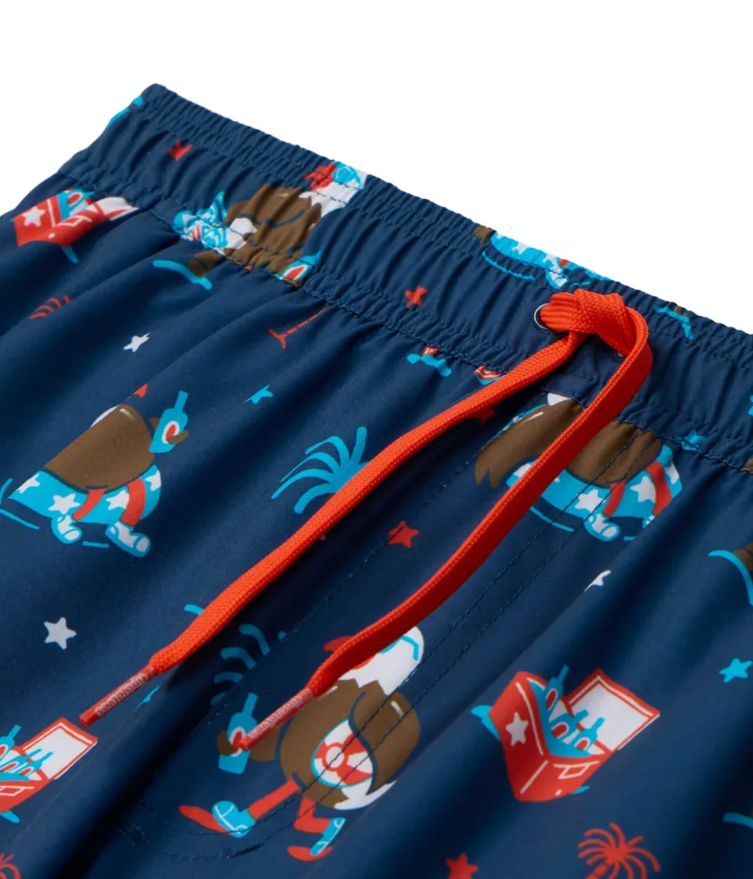Tipsy Elves Freedom Floats Stretch Swim Trunks - 6" Inseam Online