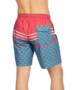 Tipsy Elves Freedom's Calling Stretch Swim Trunks - 7.5