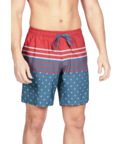 Tipsy Elves Freedom's Calling Stretch Swim Trunks - 7.5