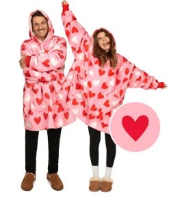 Tipsy Elves Full Hearts Blanket Hoodie Outlet