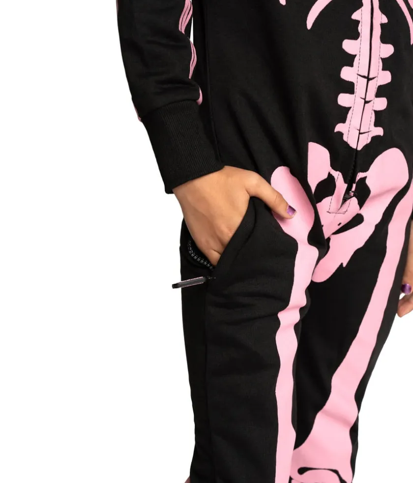 Tipsy Elves Girl's Pink Skeleton Costume Clearance
