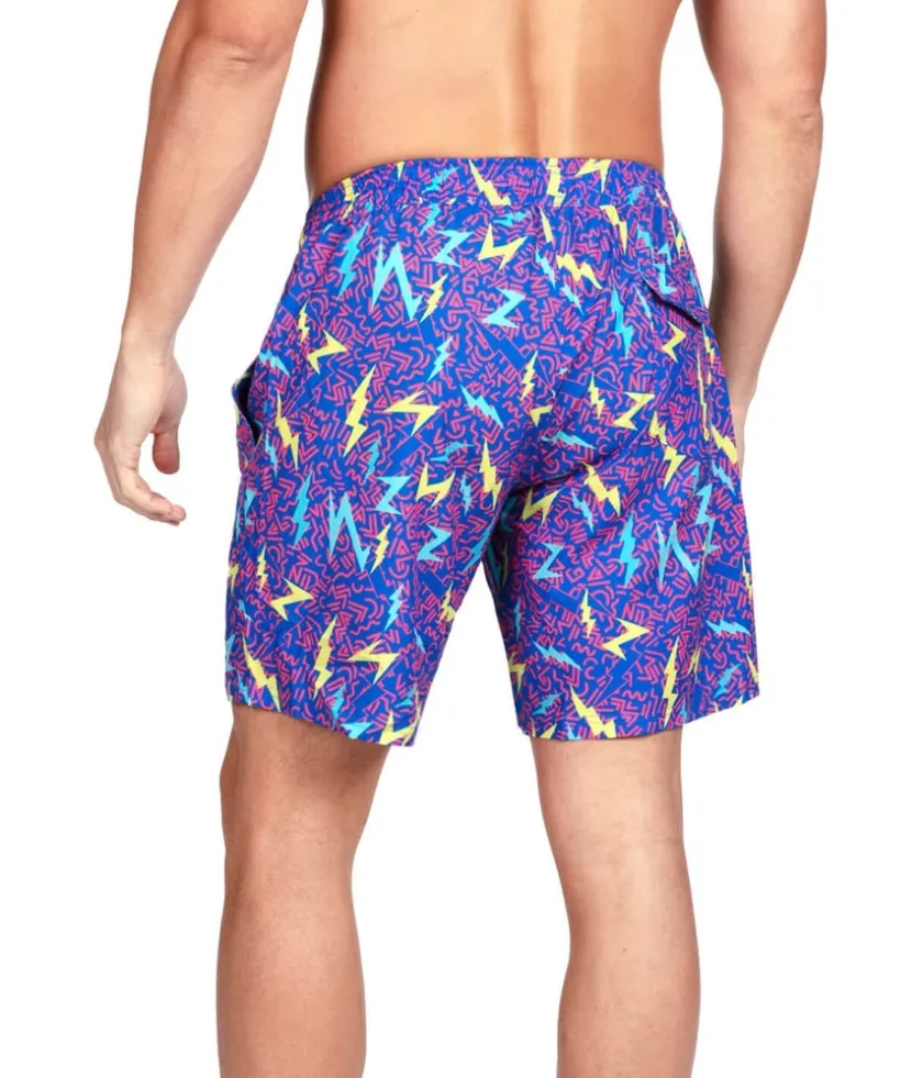 Tipsy Elves Grease Lightning Stretch Swim Trunks - 7.5" Inseam Clearance