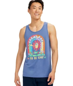 Tipsy Elves Great Day To Be Gay Tank Top Outlet