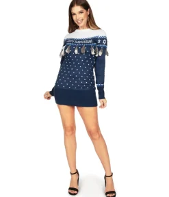 Tipsy Elves Hanukkah Tassel Sweater Dress New