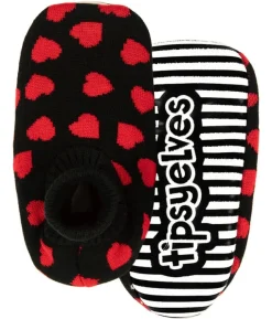 Tipsy Elves Hearts on Fire Slipper Socks Discount