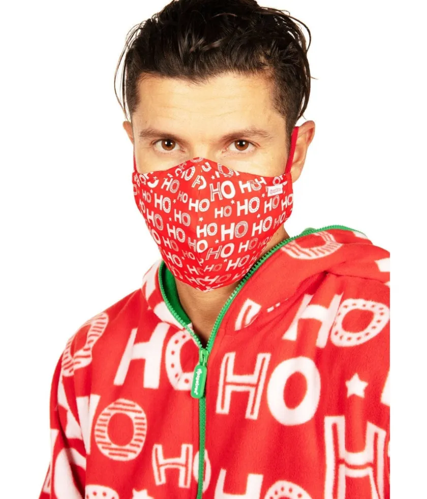 Tipsy Elves Ho Ho ho Face Mask New