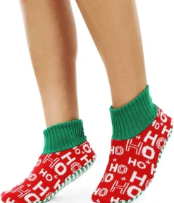 Tipsy Elves Ho Ho Ho Slipper Socks Clearance