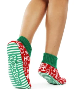 Tipsy Elves Ho Ho Ho Slipper Socks Clearance