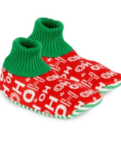 Tipsy Elves Ho Ho Ho Slipper Socks Clearance