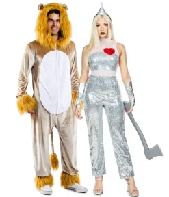 Tipsy Elves Lion and Tin Fellow Couples Costumes