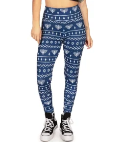 Tipsy Elves Lit Menorah Hanukkah Leggings Discount