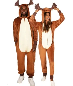 Tipsy Elves Matching Moose Couples Costumes New
