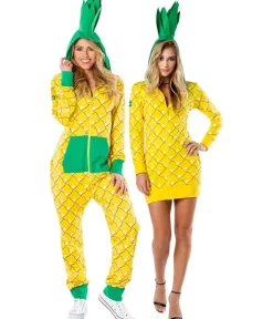 Tipsy Elves Matching Pineapple Couples Costumes Clearance