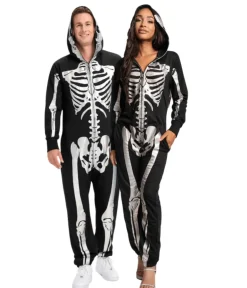 Tipsy Elves Matching Shimmer Skeleton Couples Costumes Discount