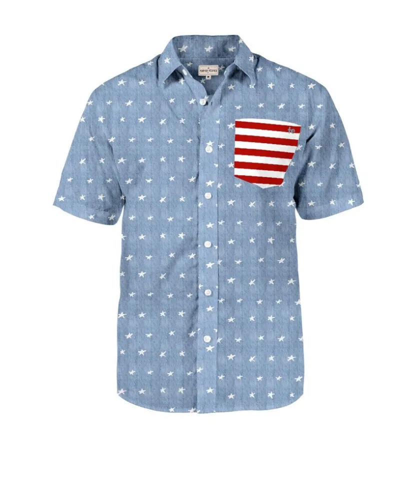 Tipsy Elves Men's American Pride Button Down Shirt Online