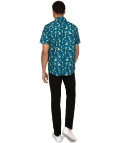 Tipsy Elves Men's Beach House Hawaiian Shirt Outlet