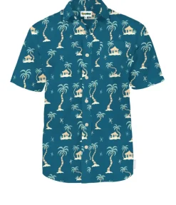 Tipsy Elves Men's Beach House Hawaiian Shirt Outlet