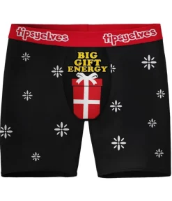 Tipsy Elves Men's Big Gift Energy Boxer Briefs Discount