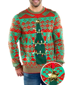 Tipsy Elves Men's Bottle Opener Ugly Christmas Sweater Sale