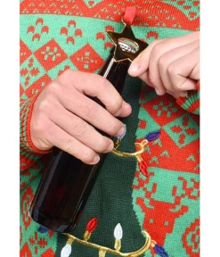 Tipsy Elves Men's Bottle Opener Ugly Christmas Sweater Sale