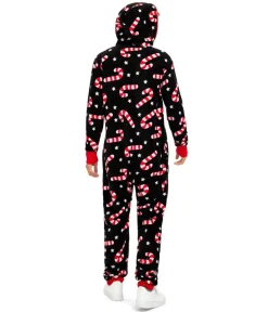 Tipsy Elves Men's Candy Cane Lane Jumpsuit Best