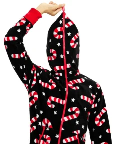 Tipsy Elves Men's Candy Cane Lane Jumpsuit Best
