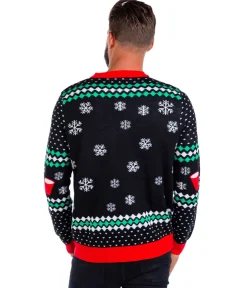 Tipsy Elves Men's Cheer Pong Game Ugly Christmas Sweater Online