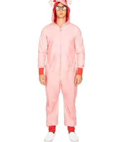 Tipsy Elves Men's Christmas Story Bunny Jumpsuit Outlet