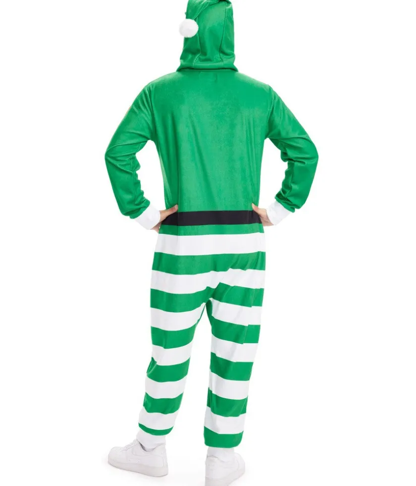 Tipsy Elves Men's Classic Elf Jumpsuit Outlet