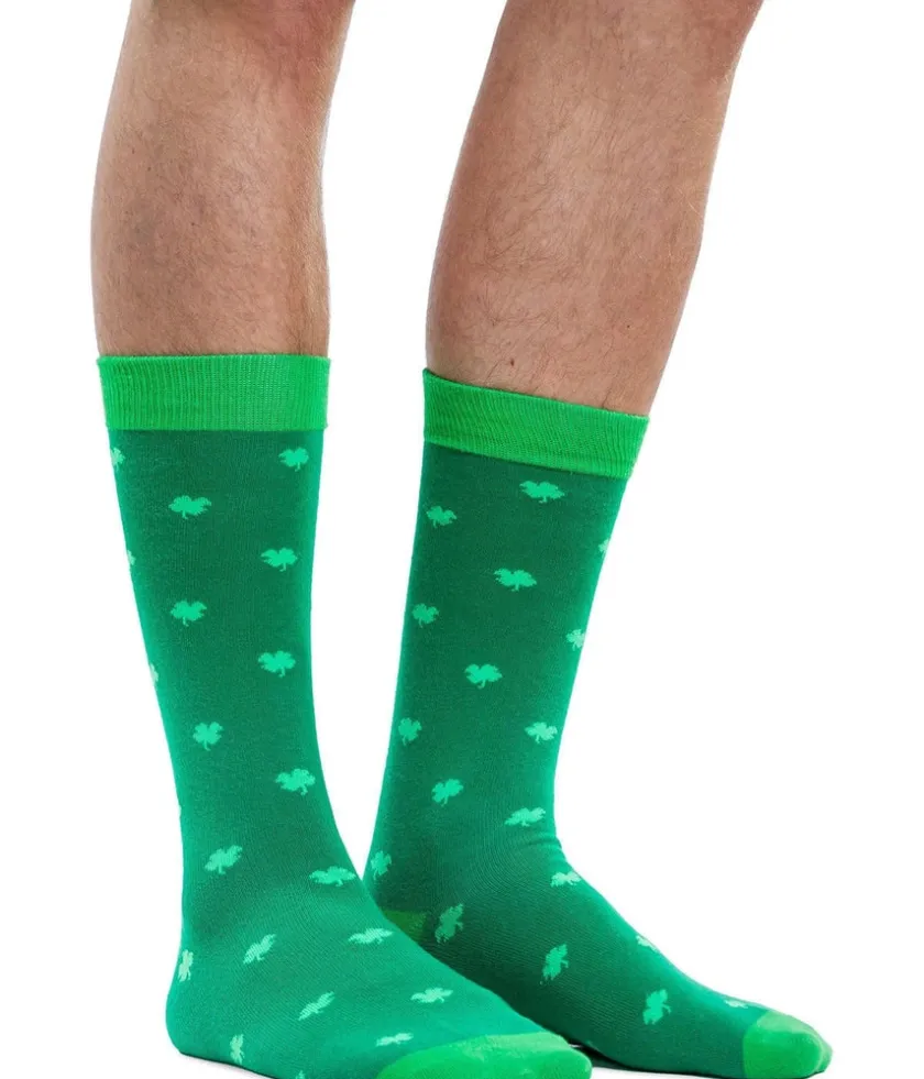 Tipsy Elves Men's Clover Socks (Fits Sizes 8-11M)