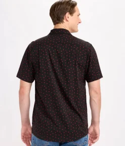 Tipsy Elves Men's Confetti Heart Button Down Shirt Discount