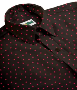 Tipsy Elves Men's Confetti Heart Button Down Shirt Discount