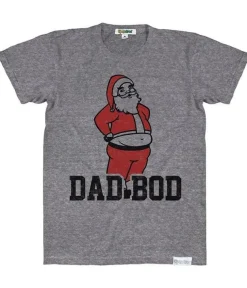 Tipsy Elves Men's Dad Bod Santa Tee