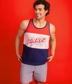 Tipsy Elves Men's Declaration of DARE Tank Top (Blue)