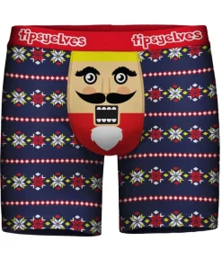Tipsy Elves Men's Fair Isle Nutcracker Boxer Briefs Sale