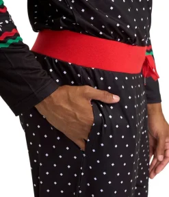 Tipsy Elves Men's Fair Isle Rudolph Pajama Set