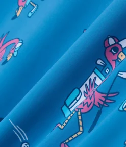 Tipsy Elves Men's Flamingo Fiasco Golf Polo