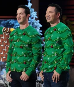 Tipsy Elves Men's Gaudy Garland Ugly Christmas Sweater Sale