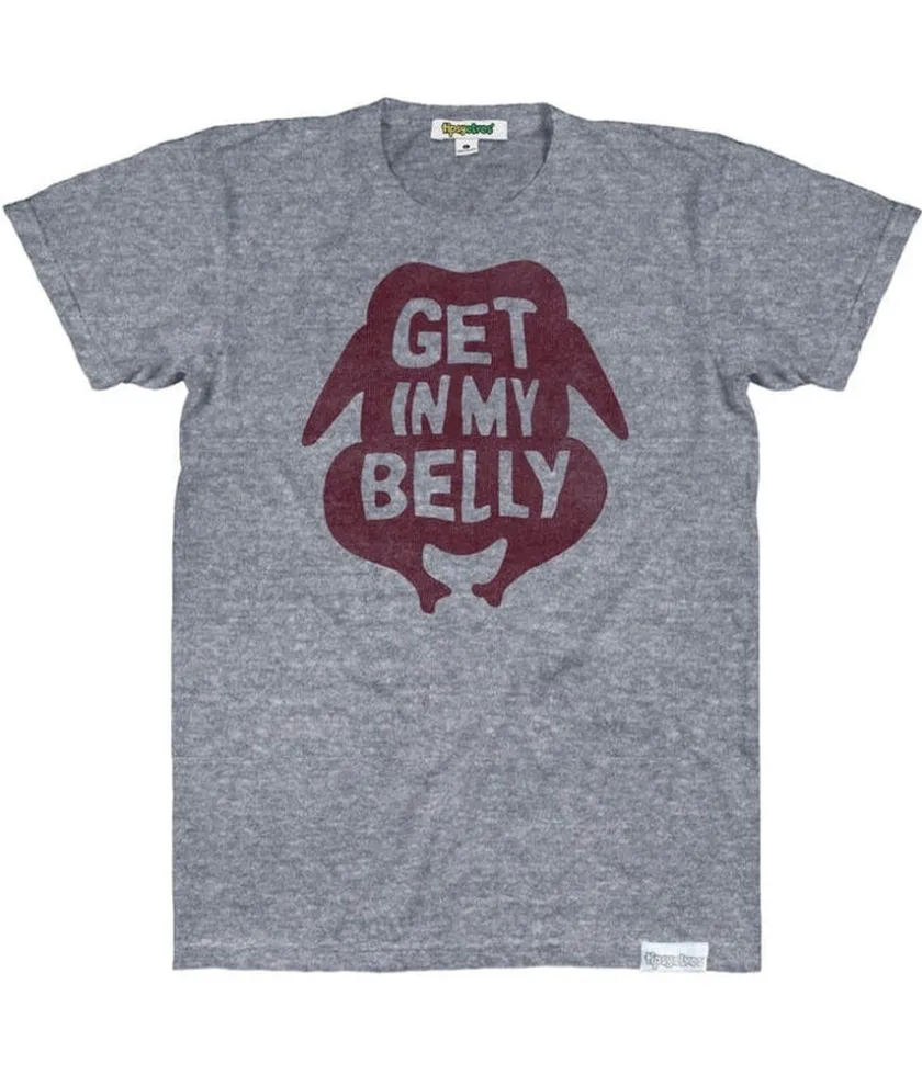 Tipsy Elves Men's Get In My Belly Tee New