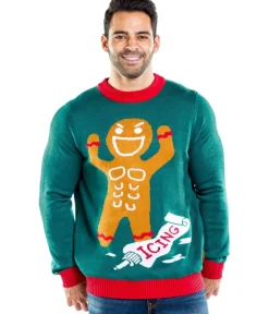 Tipsy Elves Men's Ginger Roid Rage Ugly Christmas Sweater