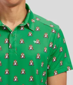 Tipsy Elves Men's Golpher Golf Polo New