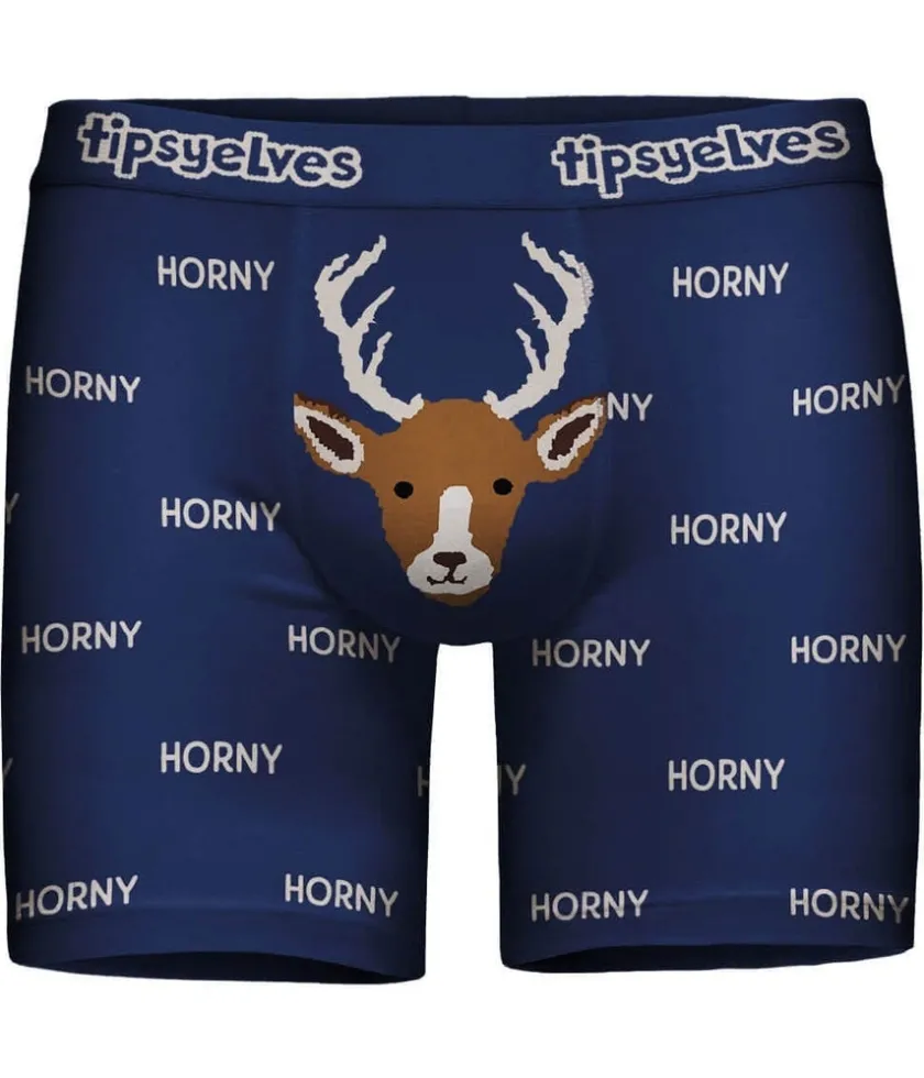 Tipsy Elves Men's Horny Boxer Briefs
