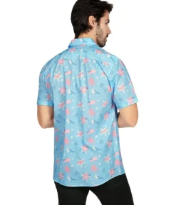 Tipsy Elves Men's Island of the Free Button Down Shirt Discount